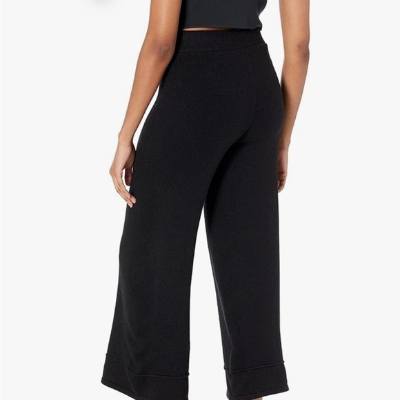 The Drop Bernadette Pull-on Loose-fit Cropped Sweater Pants Black Sz 2X Women - Picture 2 of 6